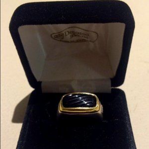 DAVID YURMAN | David Yurman Sterling Silver | 18K Gold Ring